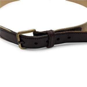Vintage Canterbury Men's Surcingle Belt Brown Men's Size 36 Brass Buckle